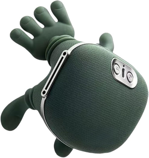 Kalmora - Bionic Heated Massager, Portable Shiatsu Neck and Back Massager, Electric Deep Tissue 4D Kneading Massage, Simulated Human Hand Design for Pain Relief and Muscle Relax (Green)