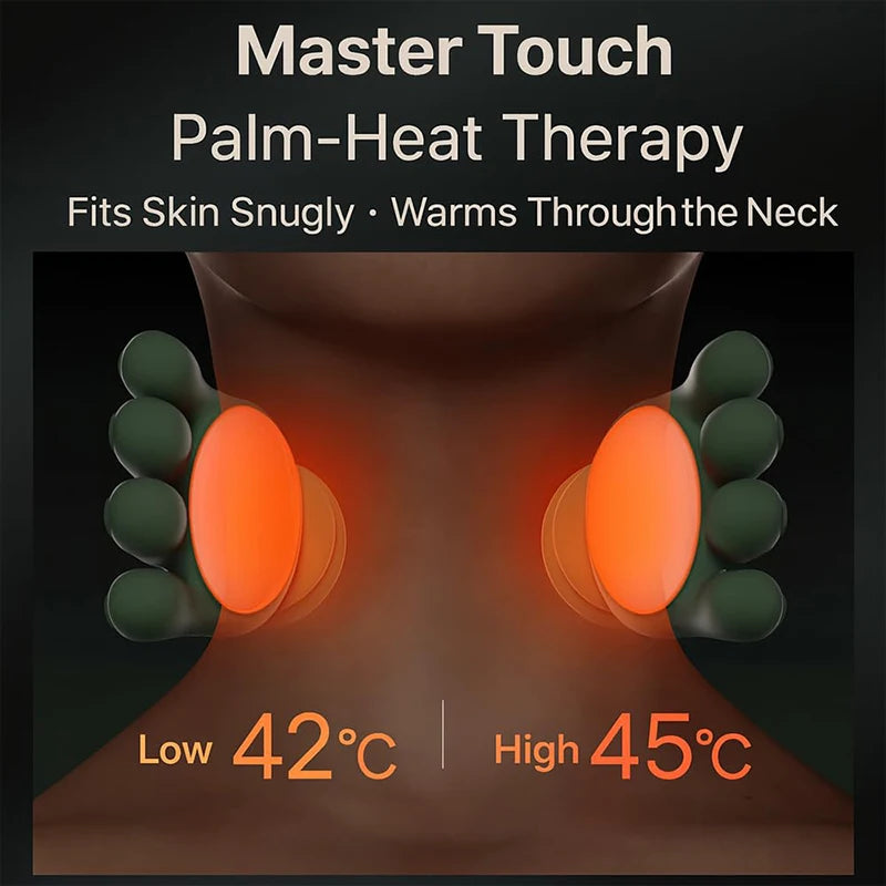 Kalmora™ Neck & Shoulder Massager | 3-Level Cervical Relief